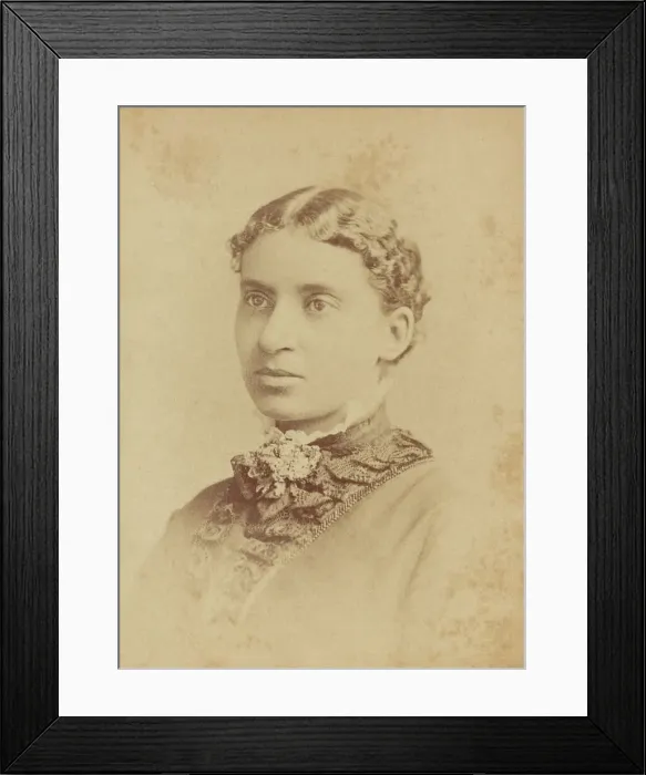 Framed Print : Lottie Grimke, c1870-c1879. Creator: Charles Milton Bell