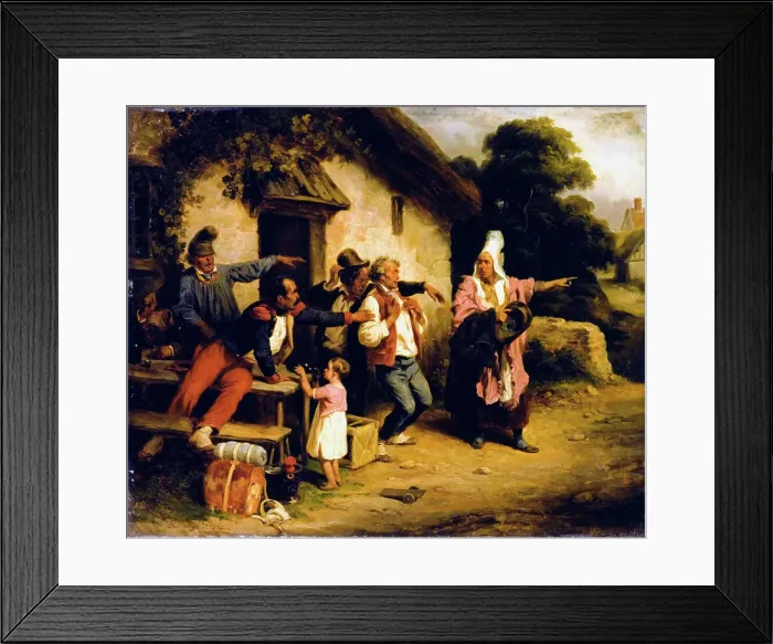 Framed Print : The Drunkard, 1837. Creator: Hippolyte Bellangé Framed Print : The Drunkard, 1837. Creator: Hippolyte Bellangé