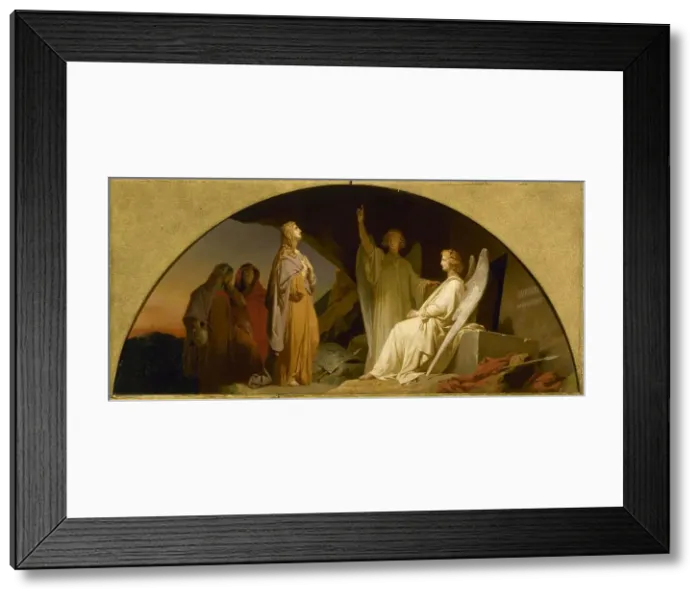 Framed Print : Esquisse pour l'église de la Madeleine : Sainte Madeleine au sépulcre, 1842. Creator: Léon Cogniet Framed Print : Esquisse pour l'église de la Madeleine : Sainte Madeleine au sépulcre, 1842. Creator: Léon Cogniet