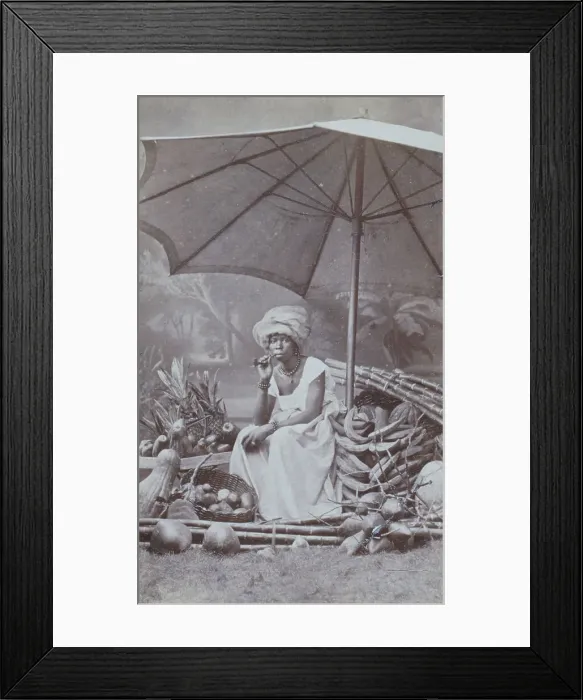 Framed Print : Market woman, Brazil, 1870-1878. Creator: Henschel & Benque. Market woman, Brazil, 1870-1878. Creator: Henschel & Benque Framed Print : Market woman, Brazil, 1870-1878. Creator: Henschel & Benque. Market woman, Brazil, 1870-1878. Creator: Henschel & Benque