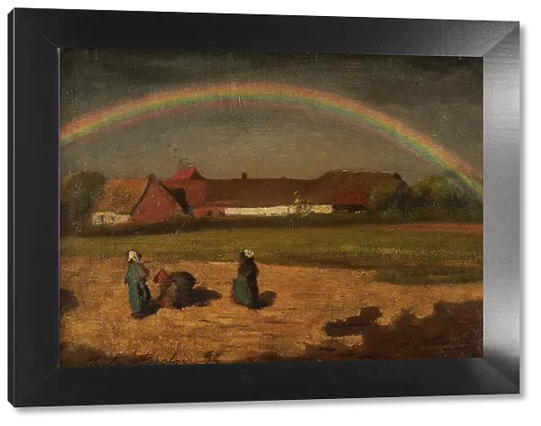 L'arc-en-ciel à Courrières, 1855. Creator: Jules Breton