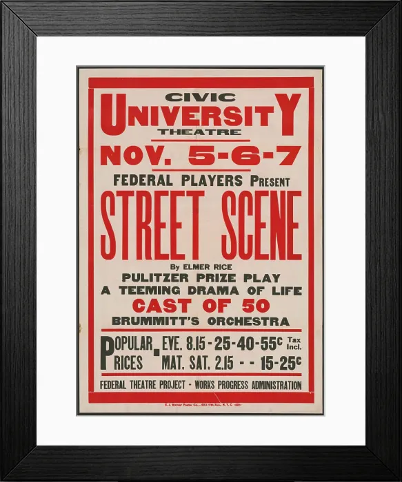 Framed Print : Street Scene 1, Syracuse, NY, 1936. Creator: Unknown Framed Print : Street Scene 1, Syracuse, NY, 1936. Creator: Unknown
