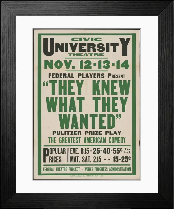 Framed Print : They Knew What They Wanted, Syracuse, NY, 1936. Creator: Unknown Framed Print : They Knew What They Wanted, Syracuse, NY, 1936. Creator: Unknown