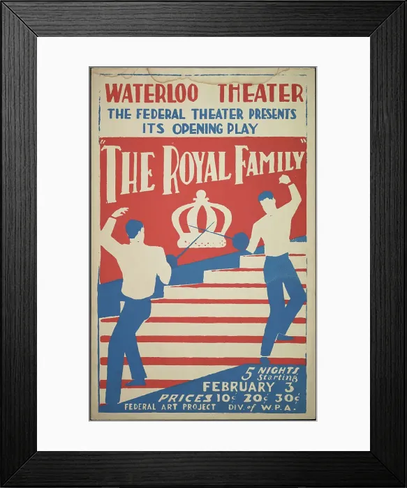 Framed Print : The Royal Family, Waterloo, IA, 1935. Creator: Unknown Framed Print : The Royal Family, Waterloo, IA, 1935. Creator: Unknown
