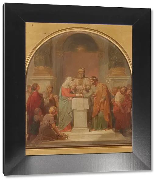 Esquisse pour l'église Saint-Nicolas-du-Chardonnet : Le Mariage de la Vierge, 1857. Creator: Nicolas-Louis-François Gosse