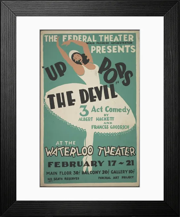 Framed Print : Up Pops the Devil, Waterloo, IA, 1937. Creator: Unknown Framed Print : Up Pops the Devil, Waterloo, IA, 1937. Creator: Unknown
