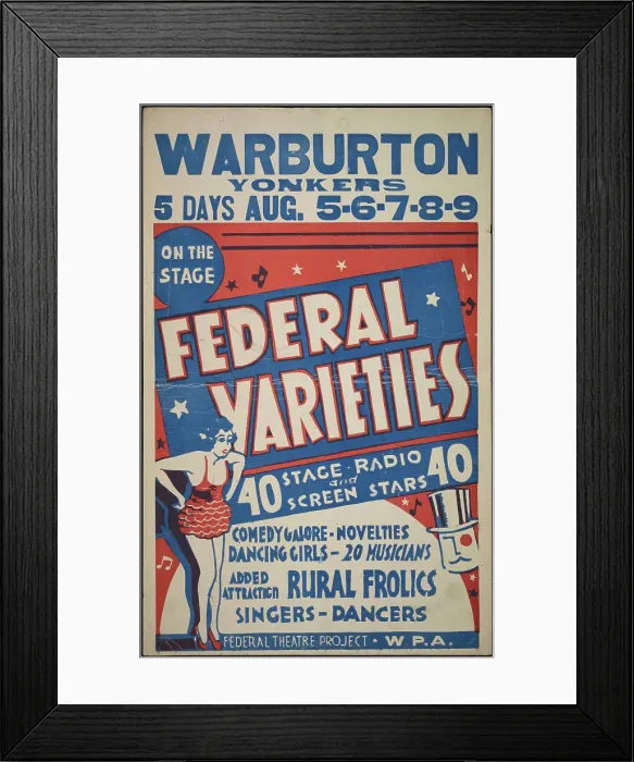 Framed Print : Federal Varieties, Yonkers, NY, [193-]. Creator: Unknown