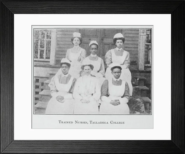 Framed Print : Trained nurses, Talladega College, 1909. Creator: Unknown Framed Print : Trained nurses, Talladega College, 1909. Creator: Unknown
