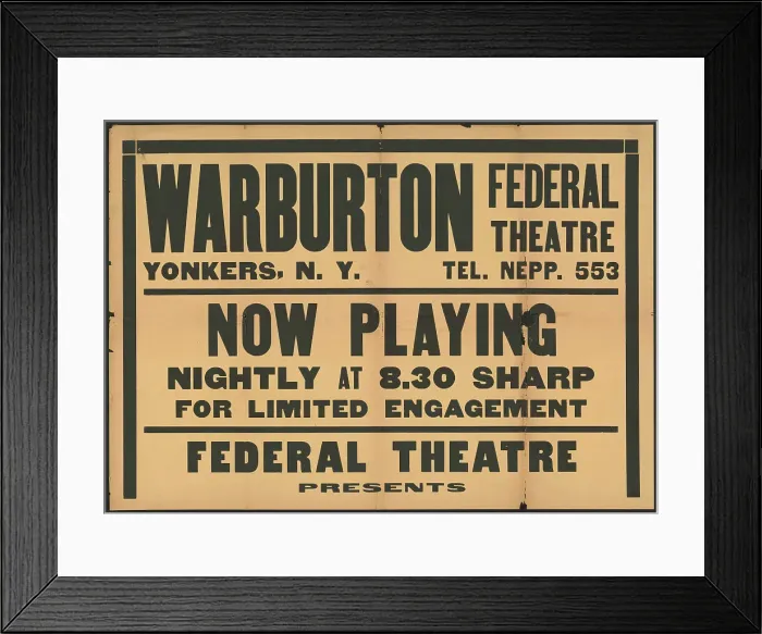 Framed Print : It Can't Happen Here, Yonkers, NY, 1936. Creator: Unknown Framed Print : It Can't Happen Here, Yonkers, NY, 1936. Creator: Unknown