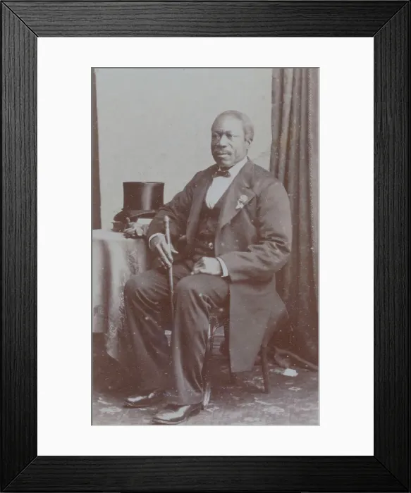 Framed Print : Portrait of a Creole gentleman, (1854-1890?). Creator: Unknown Framed Print : Portrait of a Creole gentleman, (1854-1890?). Creator: Unknown