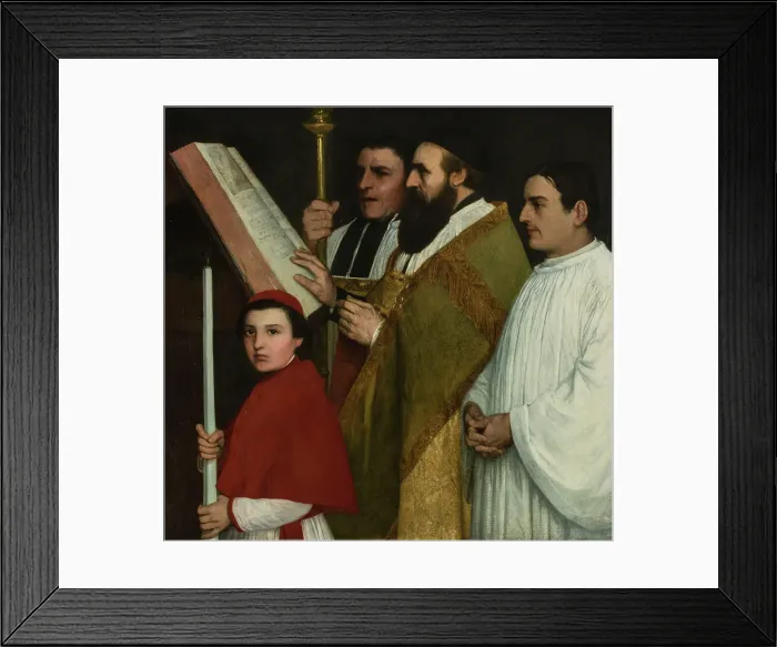 Framed Print : Le lutrin, 1865. Creator: Alphonse Legros Framed Print : Le lutrin, 1865. Creator: Alphonse Legros