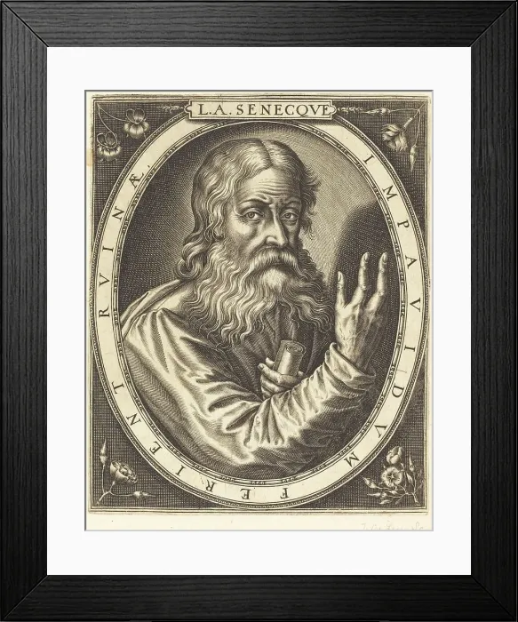Framed Print : Seneca. Creator: Thomas de Leu Framed Print : Seneca. Creator: Thomas de Leu
