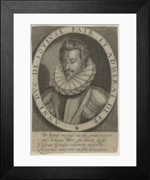 Framed Print : Anne, duc de Joyeuse. Creator: Thomas de Leu