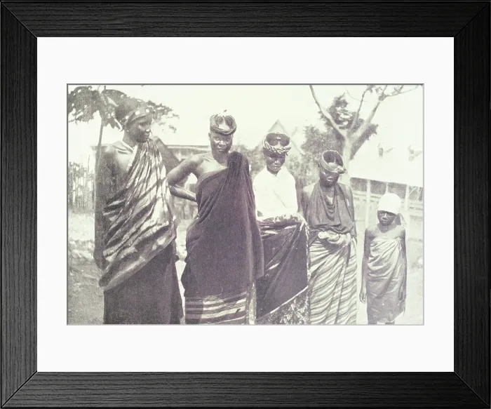 Framed Print : Vai women, 1906. Creator: Unknown Framed Print : Vai women, 1906. Creator: Unknown