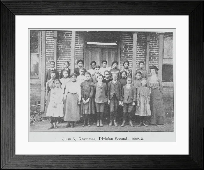 Framed Print : Class A, Grammar, Division Second- 1902-3. Creator: Unknown Framed Print : Class A, Grammar, Division Second- 1902-3. Creator: Unknown