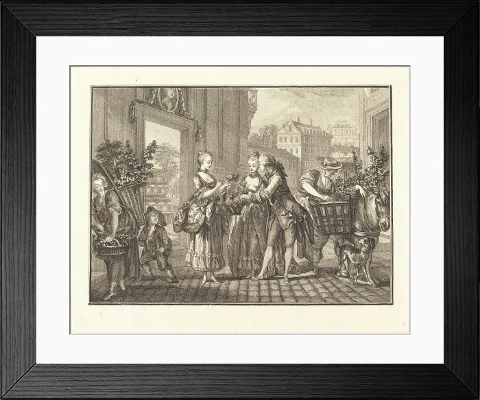 Framed Print : Le printemps. Creators: Joseph de Longueil, Charles Eisen Framed Print : Le printemps. Creators: Joseph de Longueil, Charles Eisen
