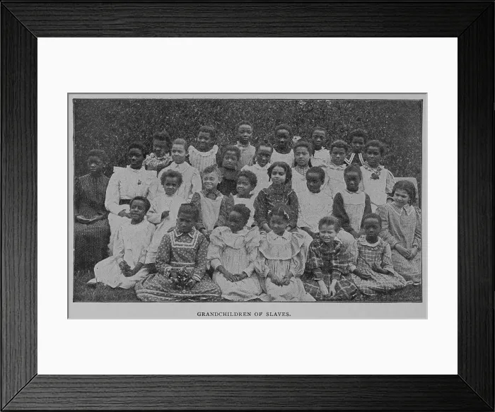 Framed Print : Grandchildren of slaves, 1902. Creator: Unknown Framed Print : Grandchildren of slaves, 1902. Creator: Unknown