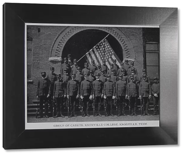 Group of cadets, Knoxville College, Knoxville, Tenn. 1902. Creator: Unknown