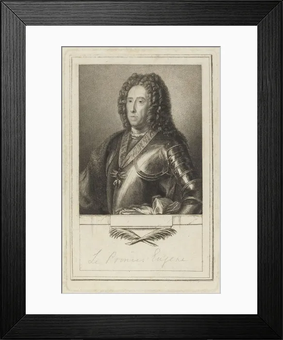 Framed Print : Prince Eugene, 1773. Creator: Antoine de Marcenay Ghuy Framed Print : Prince Eugene, 1773. Creator: Antoine de Marcenay Ghuy