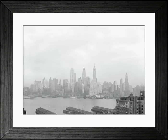 Framed Print : New York City views, between 1931 and 1938. Creator: Arnold Genthe Framed Print : New York City views, between 1931 and 1938. Creator: Arnold Genthe