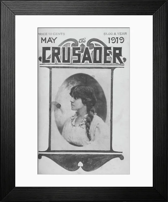 Framed Print : The Crusader; May 1919; Mrs. George Ralston, 1918-1922. Creator: Unknown Framed Print : The Crusader; May 1919; Mrs. George Ralston, 1918-1922. Creator: Unknown