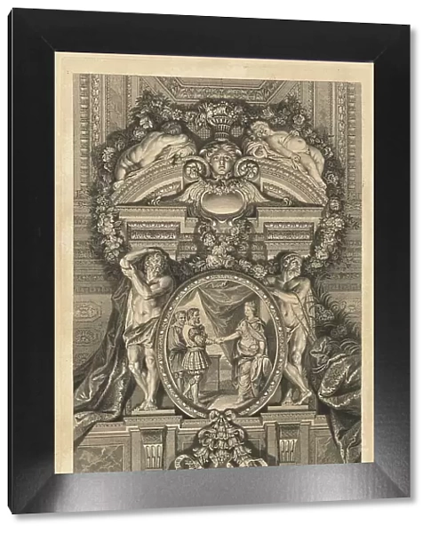 Renouvellement d'Alliance avec les Suisses 1663 (Renewal of Alliance...) [pl. 18], published 1752. Creators: Jean-Baptiste Masse, Nicolas-Gabriel Dupuis