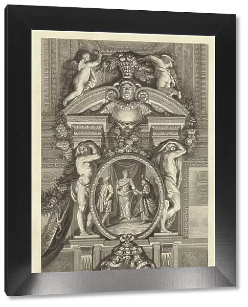 Ambassades envoyées des extrêmités de la Terre (Embassies Sent...) [pl. 15], published 1752. Creators: Jean-Baptiste Masse, Pierre Soubeyran