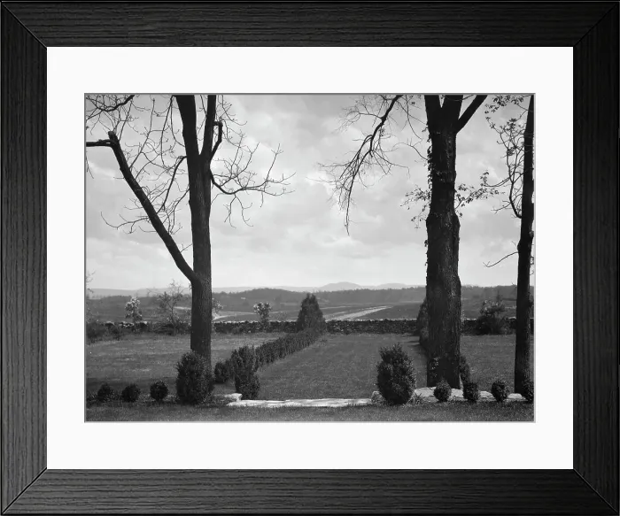 Framed Print : View of Foxcroft, 1931 May 8. Creator: Arnold Genthe Framed Print : View of Foxcroft, 1931 May 8. Creator: Arnold Genthe