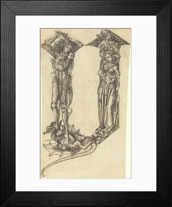Framed Print : The Letter Y, 1467. Creator: Master ES. The Letter Y, 1467. Creator: Master ES Framed Print : The Letter Y, 1467. Creator: Master ES. The Letter Y, 1467. Creator: Master ES