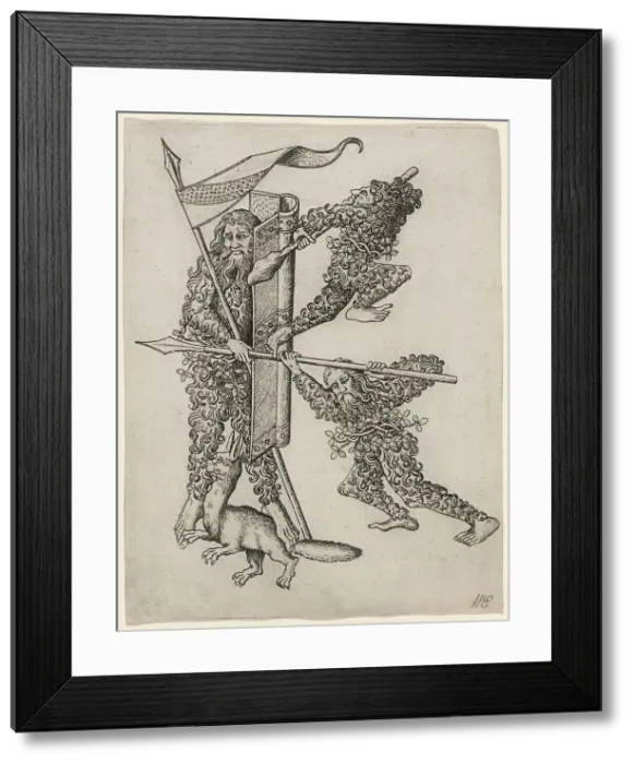 Framed Print : The Letter K, c. 1466 / 1467. Creator: Master ES. The Letter K, c. 1466 / 1467. Creator: Master ES Framed Print : The Letter K, c. 1466 / 1467. Creator: Master ES. The Letter K, c. 1466 / 1467. Creator: Master ES