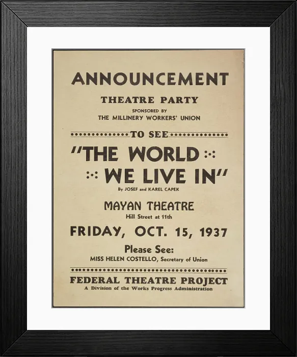 Framed Print : The World We Live In, 1937. Creator: Unknown Framed Print : The World We Live In, 1937. Creator: Unknown