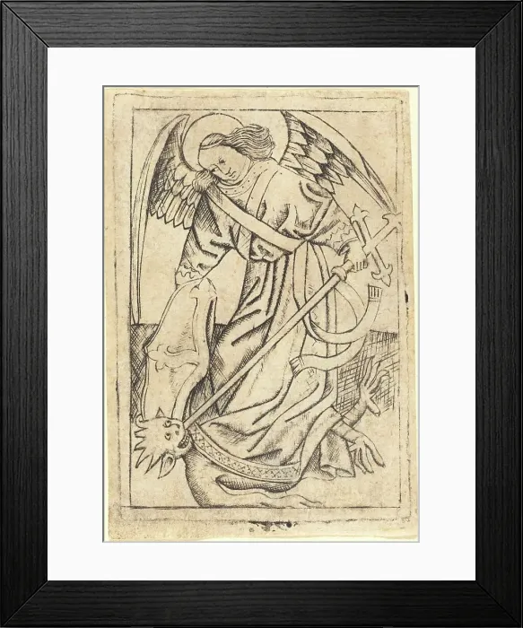Framed Print : Saint Michael, c. 1460 / 1470. Creator: Unknown Framed Print : Saint Michael, c. 1460 / 1470. Creator: Unknown