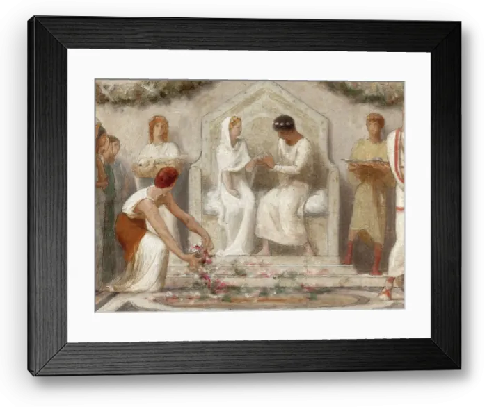 Framed Print : Esquisse pour la salle des mariages de la mairie du 13ème arrondissement : Vertus civiques. 1878. Creator: Gustave Boulanger Framed Print : Esquisse pour la salle des mariages de la mairie du 13ème arrondissement : Vertus civiques. 1878. Creator: Gustave Boulanger