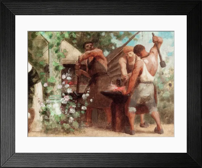 Framed Print : Esquisse pour la salle des mariages de la mairie du 13ème arrondissement : Vertus civiques. 1878. Creator: Gustave Boulanger Framed Print : Esquisse pour la salle des mariages de la mairie du 13ème arrondissement : Vertus civiques. 1878. Creator: Gustave Boulanger
