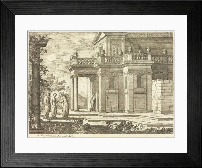 Framed Print : Presentation in the Temple. Creator: Henri Mauperché Framed Print : Presentation in the Temple. Creator: Henri Mauperché