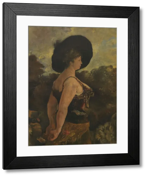 Framed Print : La Carola, 1878. Creator: Edouard Jaques Dufeu Framed Print : La Carola, 1878. Creator: Edouard Jaques Dufeu