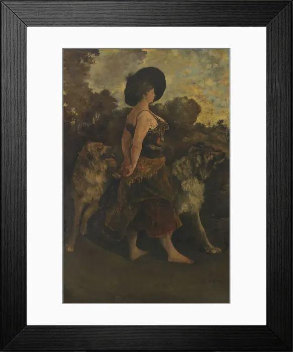 Framed Print : La Carola, 1878. Creator: Edouard Jaques Dufeu Framed Print : La Carola, 1878. Creator: Edouard Jaques Dufeu
