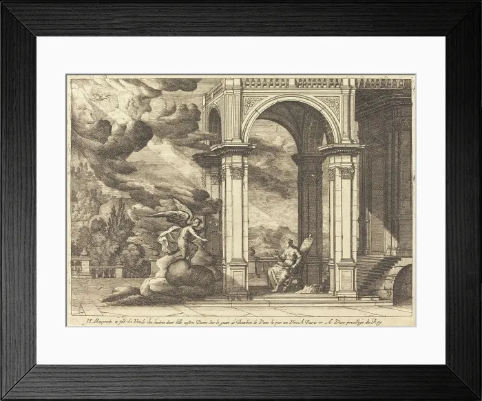 Framed Print : The Annunciation. Creator: Henri Mauperché Framed Print : The Annunciation. Creator: Henri Mauperché