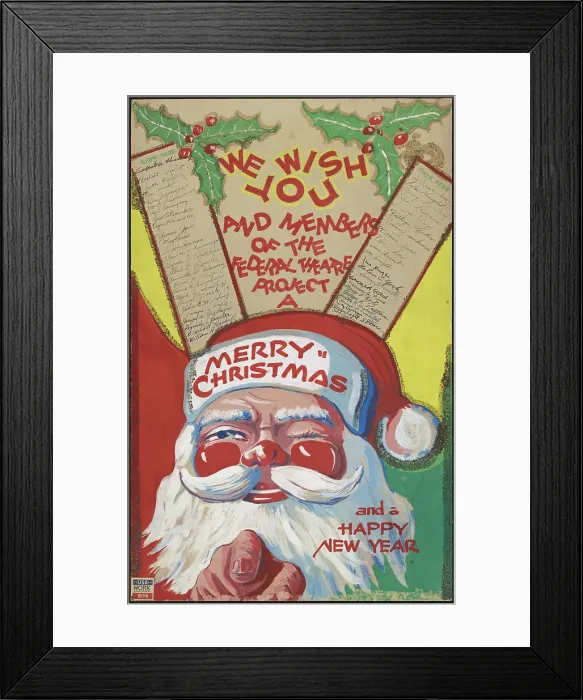 Framed Print : We Wish You a Merry Christmas, [193-]. Creator: Unknown