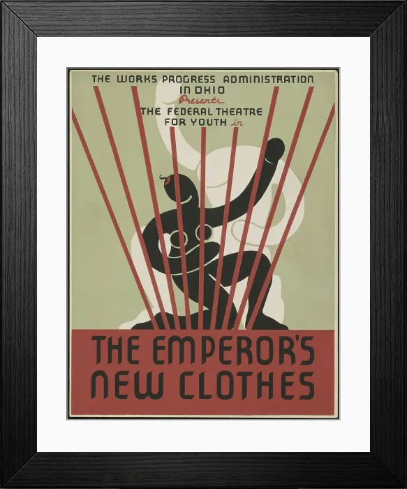Framed Print : The Emperor's New Clothes, [193-]. Creator: Unknown