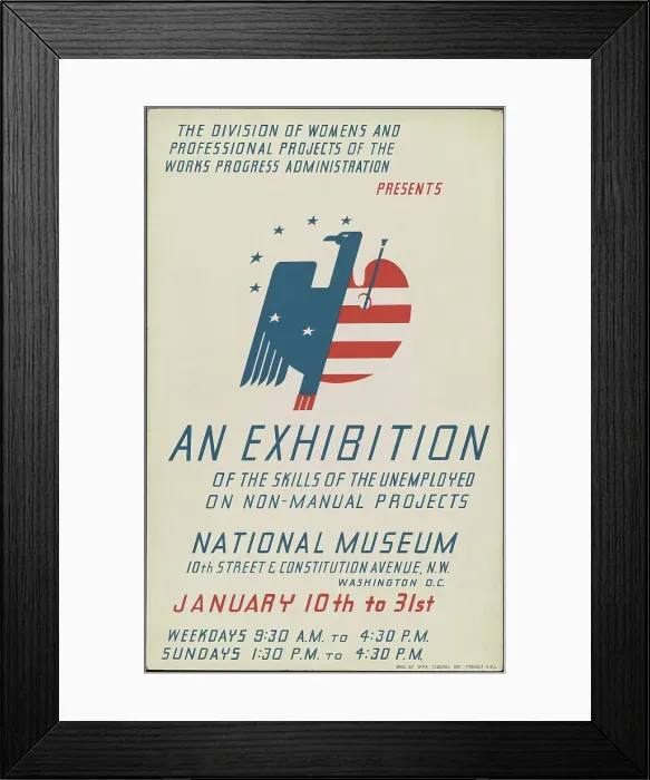 Framed Print : An Exhibition, [193-]. Creator: Unknown