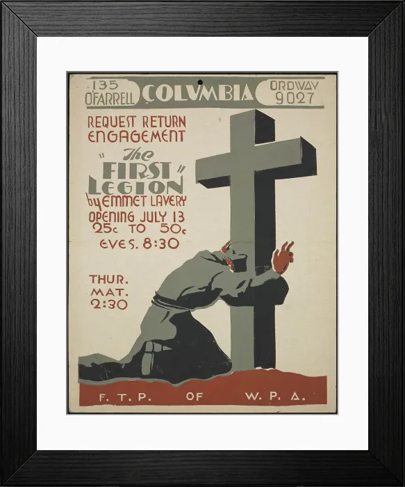 Framed Print : The First Legion, [193-]. Creator: Unknown