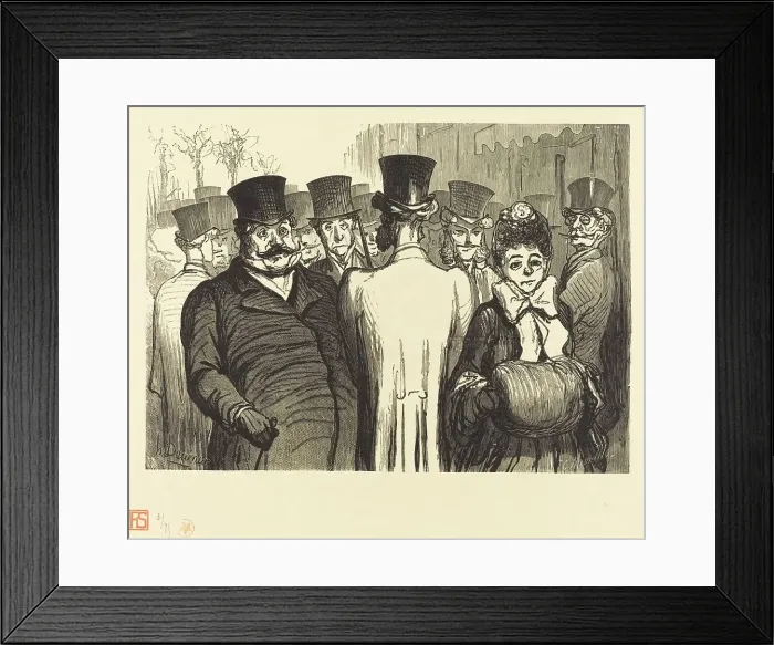 Framed Print : Le Boulevard des Italiens, 1862. Creator: Charles Maurand Framed Print : Le Boulevard des Italiens, 1862. Creator: Charles Maurand