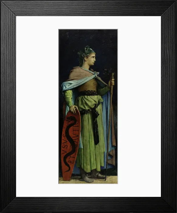 Framed Print : Le Droit Coutumier, 1881. Creator: Jules Elie Delaunay Framed Print : Le Droit Coutumier, 1881. Creator: Jules Elie Delaunay