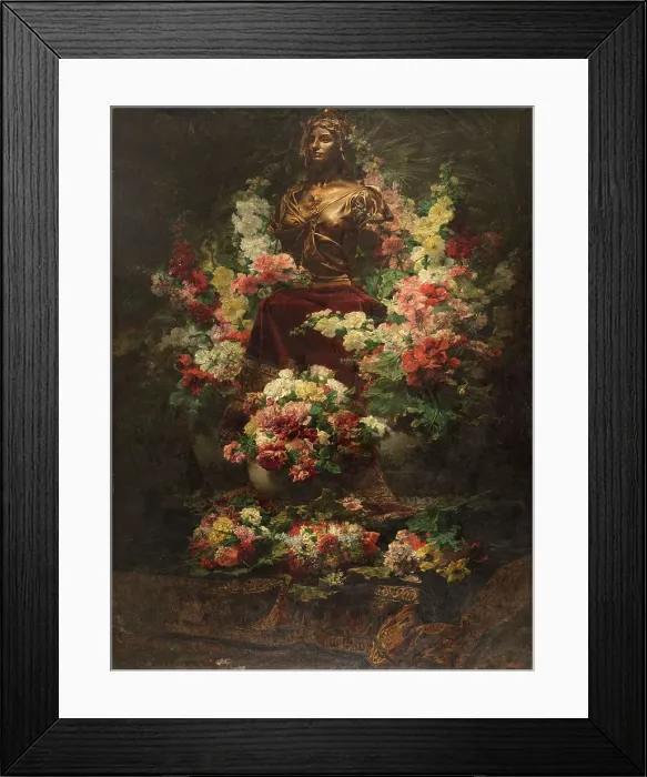Framed Print : Un jour de fête, 1882. Creator: Georges Jeannin Framed Print : Un jour de fête, 1882. Creator: Georges Jeannin