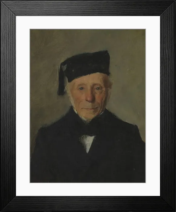 Framed Print : Portrait d'un vieillard, 1882. Creator: Louis Picard Framed Print : Portrait d'un vieillard, 1882. Creator: Louis Picard