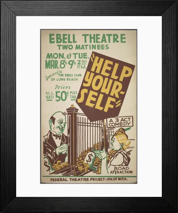 Framed Print : Help Yourself, [193-]. Creator: Unknown