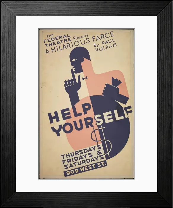 Framed Print : Help Yourself, [193-]. Creator: Unknown