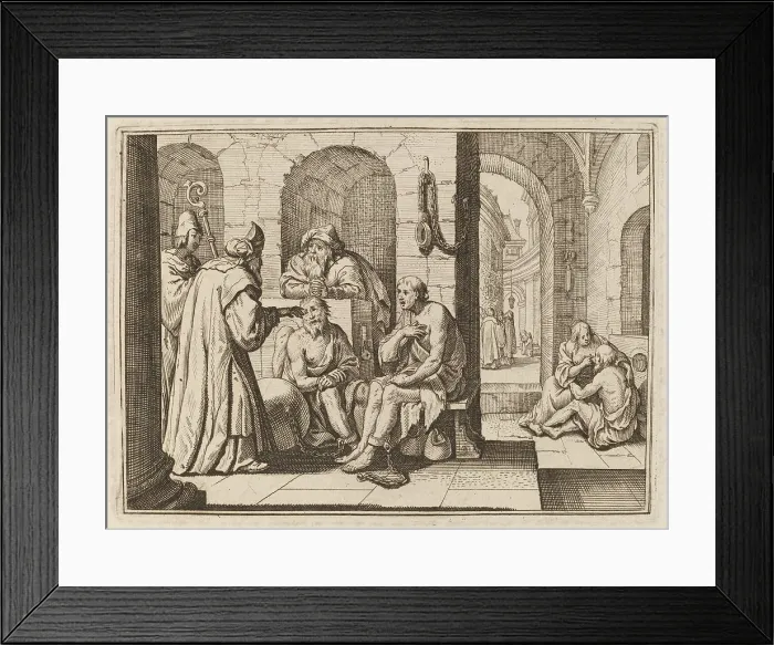 Framed Print : Consolation of the Imprisoned. Creator: Conrad Meyer