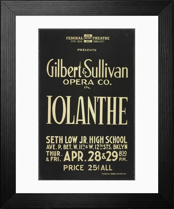 Framed Print : Iolanthe, New York City, [193-]. Creator: Unknown